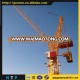 8 Tons QTD125 boom length 50m luffing jib tower crane